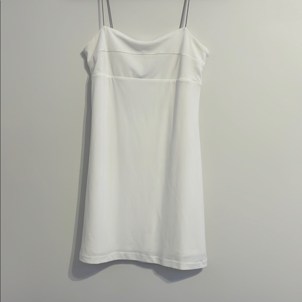 Elegant White Slip Dress